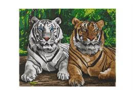 Tigers, 40x50cm Crystal Art Kit