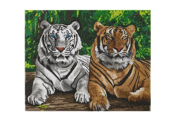 Tigers, 40x50cm Crystal Art Kit