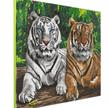 Tigers, 40x50cm Crystal Art Kit | Bild 2