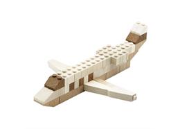 Timblo Holz Klemmbausteine - Flugzeug