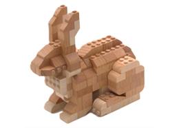 Timblo Holz Klemmbausteine - Hase