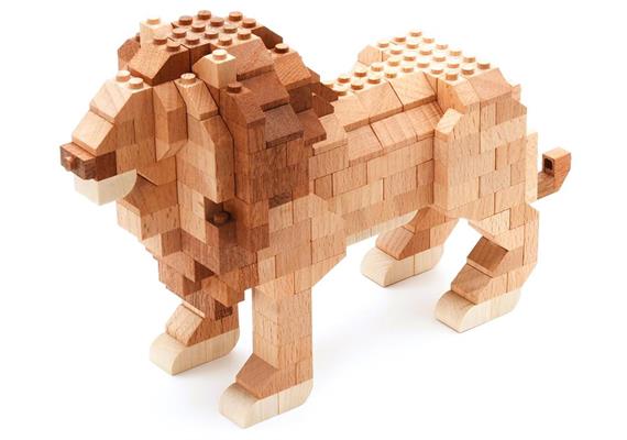 Timblo Holz Klemmbausteine - Löwe