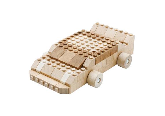 Timblo Holz Klemmbausteine - Sportwagen