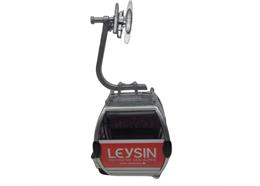 Umlaufkabine Omega IV silber "Leysin" 1:32  LEYSIN  OXYGENE DES ALPES  ALPES VAUDOISES +