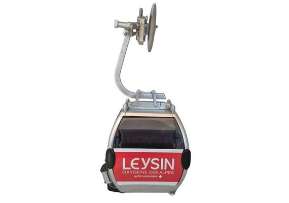 Umlaufkabine Omega IV silber "Leysin" 1:32  LEYSIN  OXYGENE DES ALPES  ALPES VAUDOISES + Umlaufkabine Omega IV silber "Leysin" 1:32  LEYSIN  OXYGENE DES ALPES  ALPES VAUDOISES +