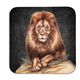 Untersetzer Black Edition, Löwe, 9x9cm