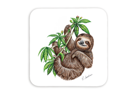 Untersetzer Faultier, 9x9cm