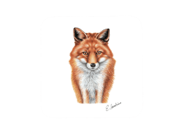 Untersetzer Fuchs, 9 x 9cm