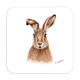 Untersetzer Hase, 9 x 9cm