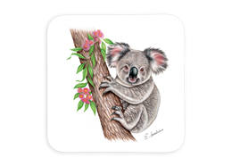 Untersetzer Koala, 9x9cm