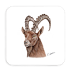 Untersetzer Steinbock, 9 x 9cm