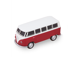 VW Bus rot gross 1962, neutral, 12.5 cm, einzeln verpackt in Box
