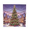 Weihnachtsbaum, 18x18cm Crystal Art Card