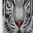 Weisser Tiger, 30x30cm Crystal Art Kit | Bild 2