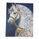 Weisses Pferd, Crystal Art Kit 40x50cm