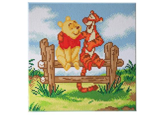 Winnie Pooh und Tigger, Bild 30x30cm Crystal Art Kit