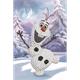 Winter Olaf, 10x15cm Crystal Art Card