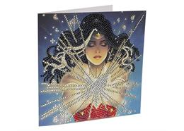 Wonder Woman, 18x18cm Crystal Art Card