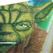 Yoda, Bild 30x30cm Crystal Art | Bild 3