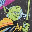 Yoda, Mini Crystal Art Scroll 20x30cm | Bild 2