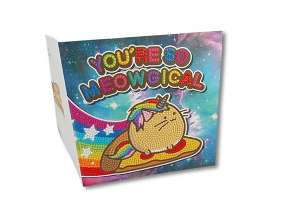 You're So Meowgical, 18x18cm Crystal Art Card You're So Meowgical, 18x18cm Crystal Art Card