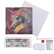 Zauberhaftes Einhorn, 18x18cm Crystal Art Card | Bild 4