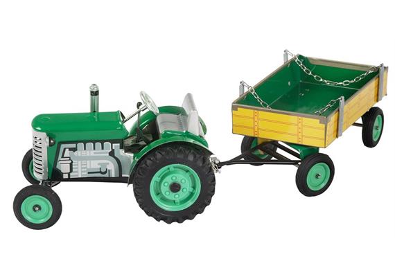 ZETOR Tractor with Trailer grün