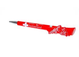 3D-Clip Kugelschreiber Switzerland rot Clip4you
