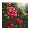 A Perfect Red Rose, 30x30cm Paint By Numbers Kit - Thomas Kinkade