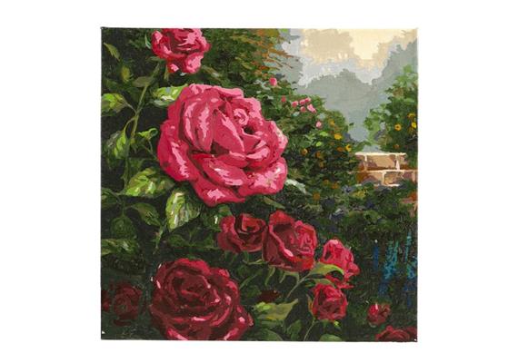 A Perfect Red Rose, 30x30cm Paint By Numbers Kit - Thomas Kinkade