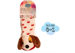 Anti-Rutsch Socken Hund 0-2 Jahre