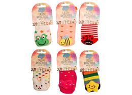 Anti-Rutsch Socken Tiere 0-12 Jahre 6 ass.