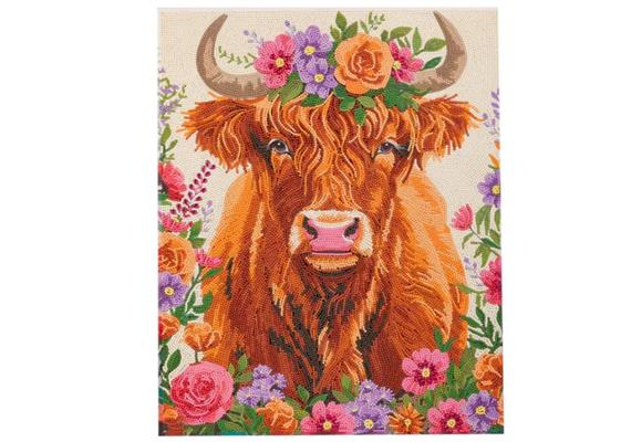 Arc-en-ciel lion, image 40x50cm Crystal Art Kit