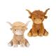 Baby Hochland Rinder Plüsch, 25cm, 2er Set, asstiert