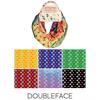 Bandana Doubleface Herz + Edelweiss 6 assortiert