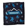 Bandana mit Snowboard