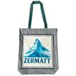 Baumwoll Tasche gestreift - Zermatt Matterhorn, 2 assortiert | Bild 4