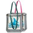 Baumwoll Tasche gestreift - Zermatt Matterhorn, 2 assortiert | Bild 2