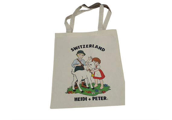 Baumwoll Tasche Heidi und Peter - Switzerland