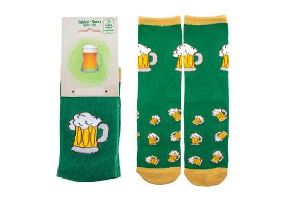 Baumwollsocken „Bier“, Einheitsgrösse