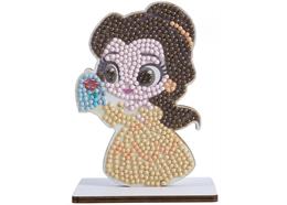Belle, figurine d'art en cristal env. 11x8cm