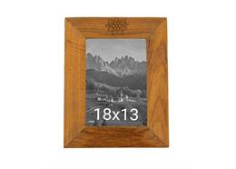 Bilderrahmen aus dunklem Holz Rahmengrösse 25x19cm, Bild 18x13cm