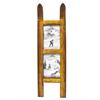 Bilderrahmen Holz mit Ski, 65 cm