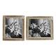 Bilderrahmen mit Edelweiss, 21 x 25 cm, 2 assortiert
