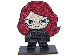Black Widow, figurine d'art en cristal env. 11x8cm