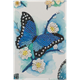 Blauer Schmetterling, Karte 10x15cm Crystal Art