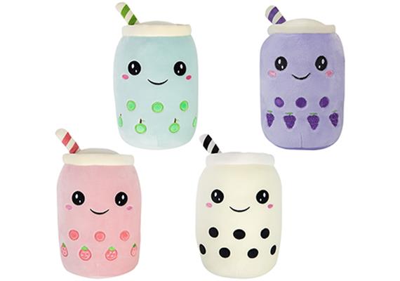 Boba Bubble Tea Plüschdosen, 30cm 6-er Set, assort