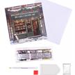 Books & Coffee, 18x18cm Crystal Art Card | Bild 4
