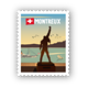 Briefmarkensticker Freddie - Montreux