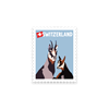 Briefmarkensticker Gämse - Switzerland